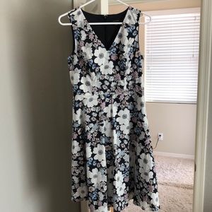 Ann Taylor floral midi dress